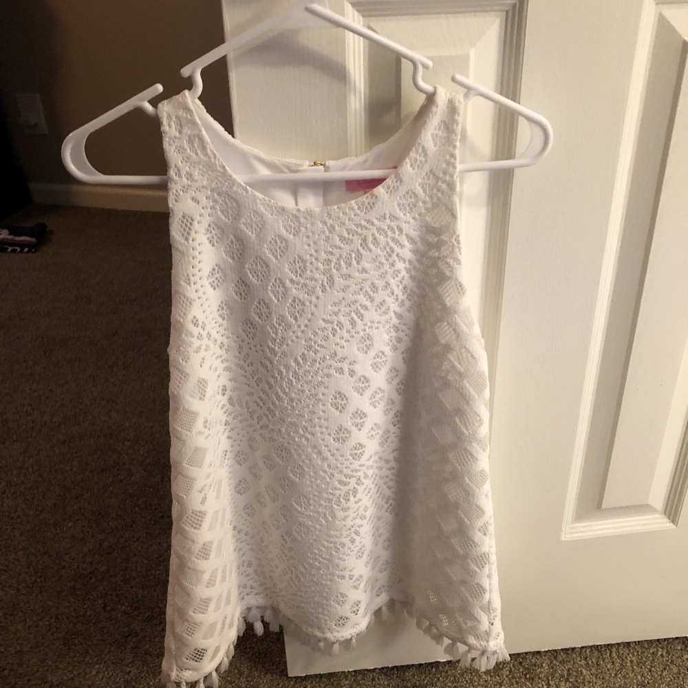 Lilly Pulitzer white tank
